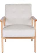 Home Affaire Loungesessel MENONRI mit Massivholz-Armlehnen Creme Bild 3