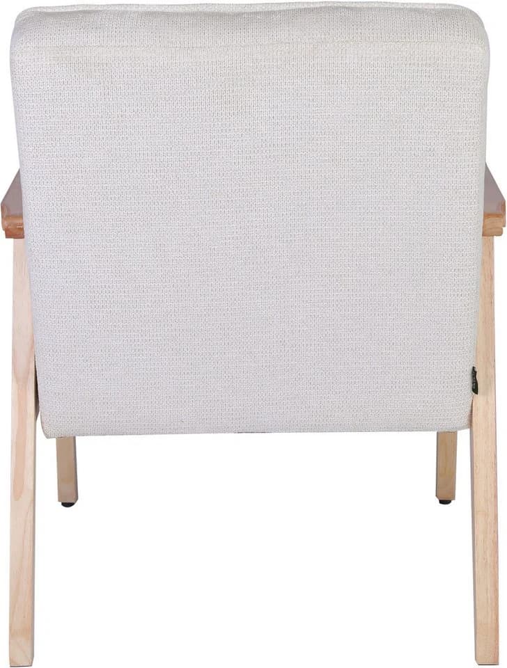 Home Affaire Loungesessel MENONRI mit Massivholz-Armlehnen Creme - Bild 4