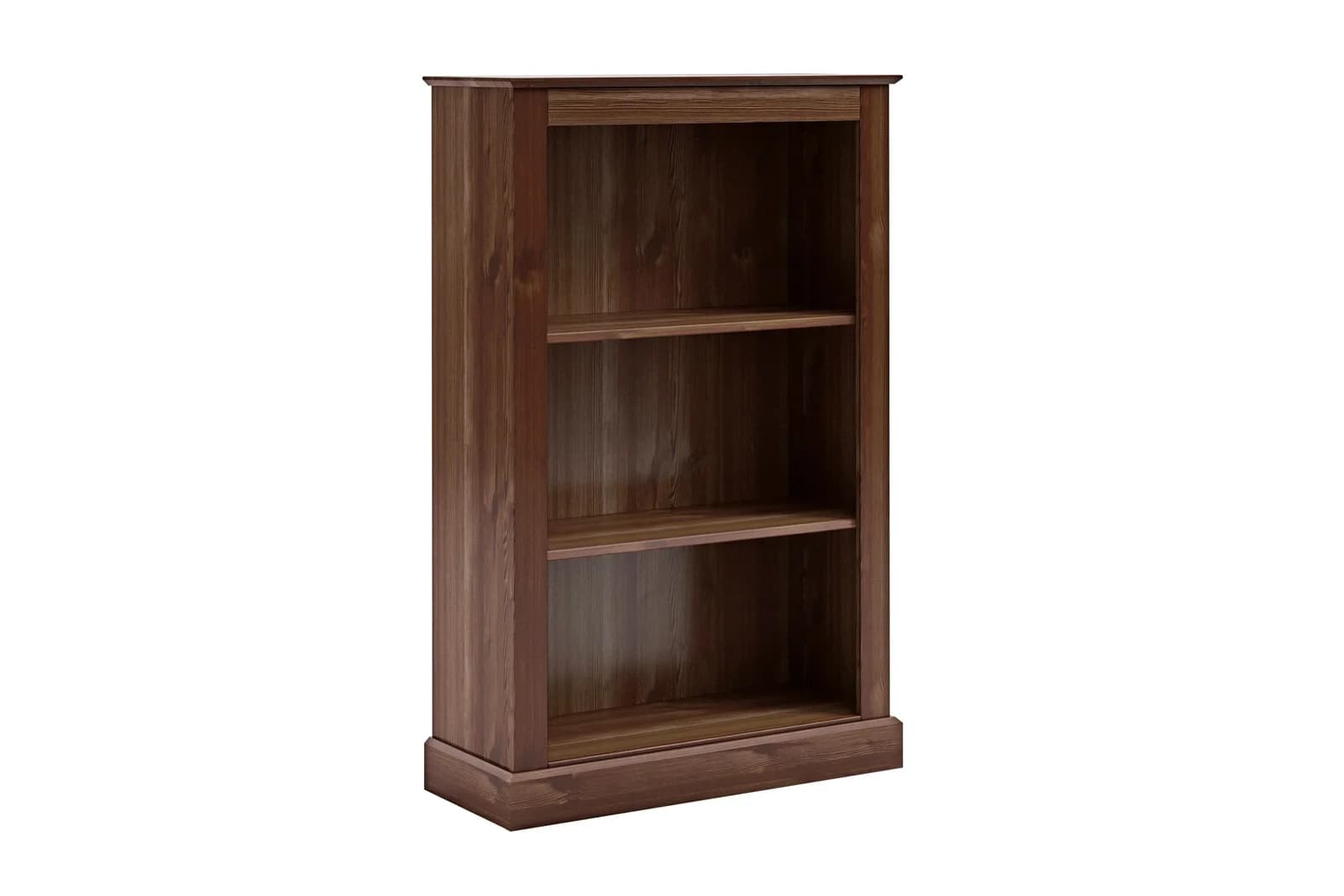 OTTO HOME Bücherregal Liotta Braun Massivholz 2 Regalböden