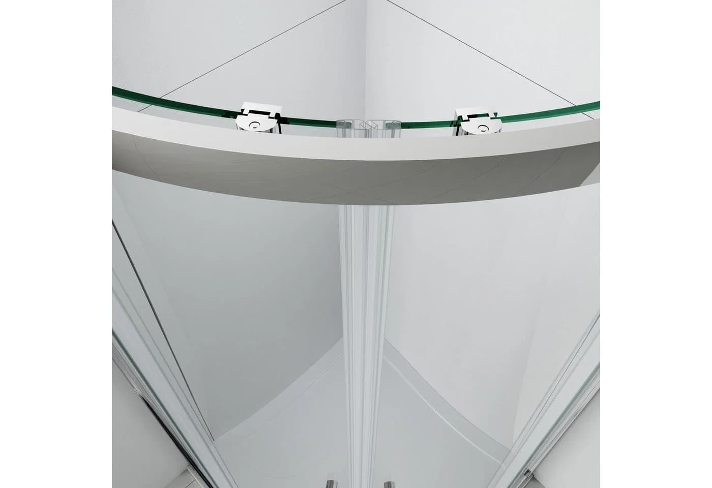 WELLTIME Runddusche New Trento Grau Chrom 195cm Höhe - Bild 5