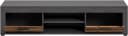 HOME AFFAIRE Lowboard Aosta Grau 160cm 2 Klappen 2 Fächer TV-Board Bild 4