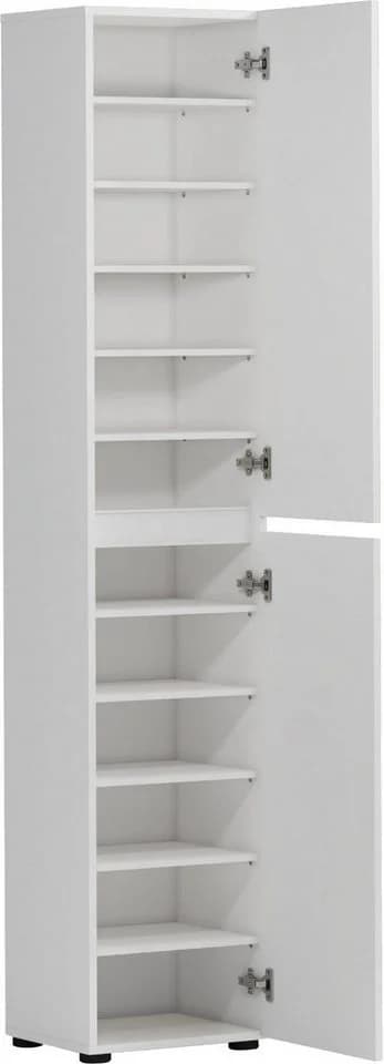 HOME AFFAIRE Schuhschrank Mister Weiß Hochglanz 12 Fächer - Bild 2