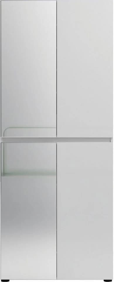 HOME AFFAIRE Schuhschrank Mister Weiß Hochglanz 4 Türen 12 Fächer - Bild 4