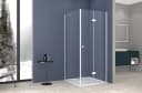 Duschwand WELLTIME Mixwell Silber Einscheibensicherheitsglas Bild 1