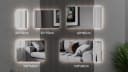 WELLTIME LED-Lichtspiegel Toledo eckig mit Anti-Fog Bild 5