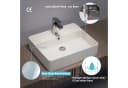 welltime Aufsatzwaschbecken NANO Glasur Keramik Bild 3