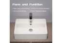 welltime Aufsatzwaschbecken NANO Glasur Keramik Bild 4