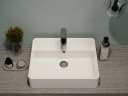 welltime Aufsatzwaschbecken NANO Glasur Keramik Bild 5