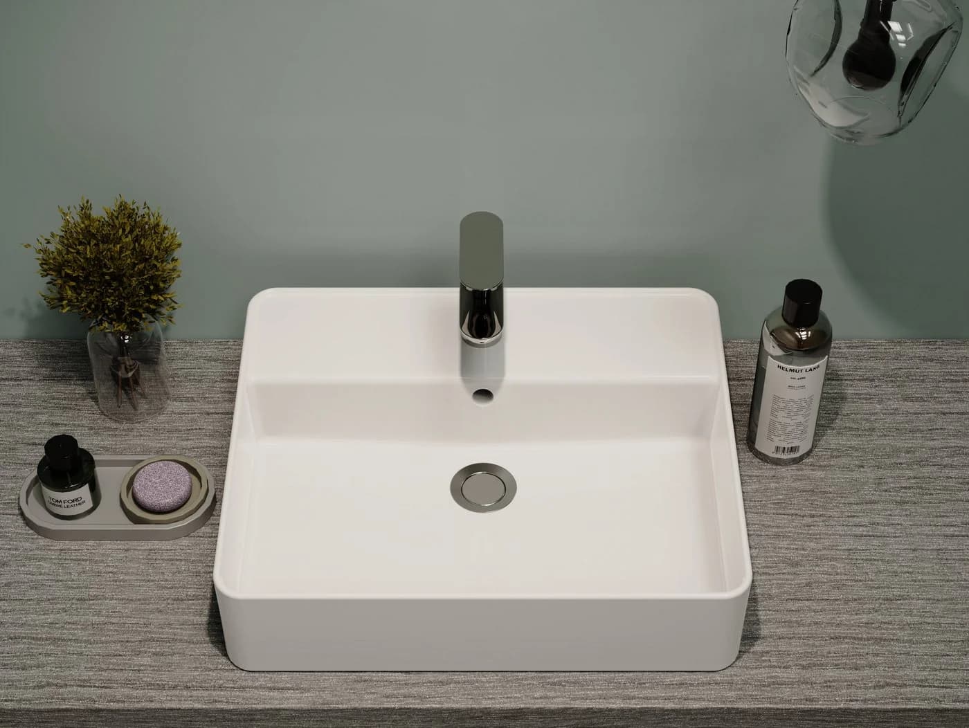 welltime Aufsatzwaschbecken NANO Glasur Keramik - Bild 5