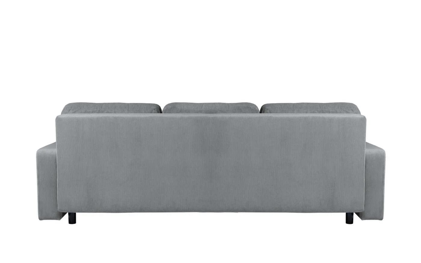 HOME AFFAIRE SHERIDIAN Schlafsofa 3-Sitzer Grau mit Bettkasten - Bild 5