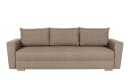 Home affaire Schlafsofa MAGHERA 3-Sitzer Beige mit Bettkasten Bild 1