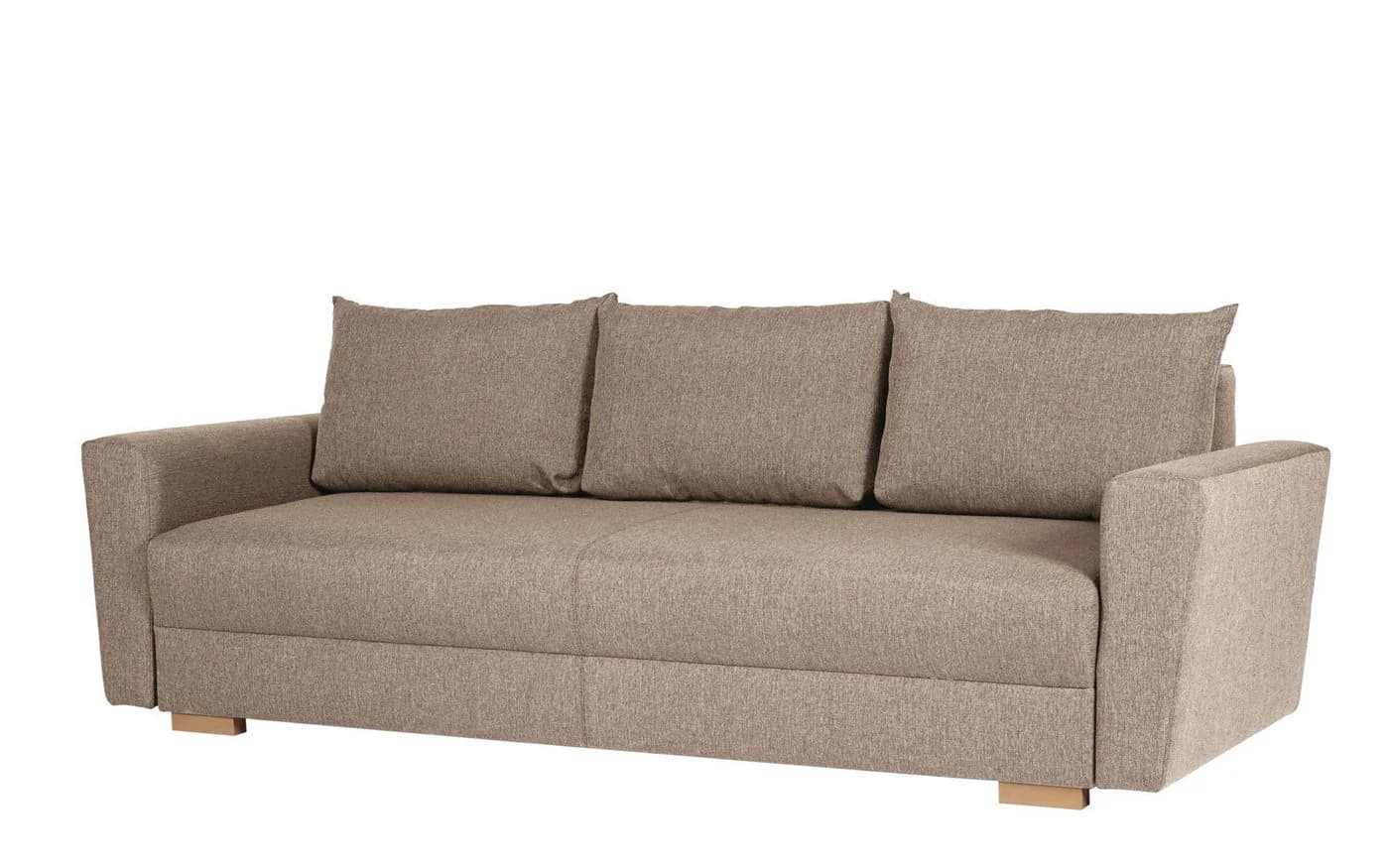 Home affaire Schlafsofa MAGHERA 3-Sitzer Beige mit Bettkasten - Bild 4