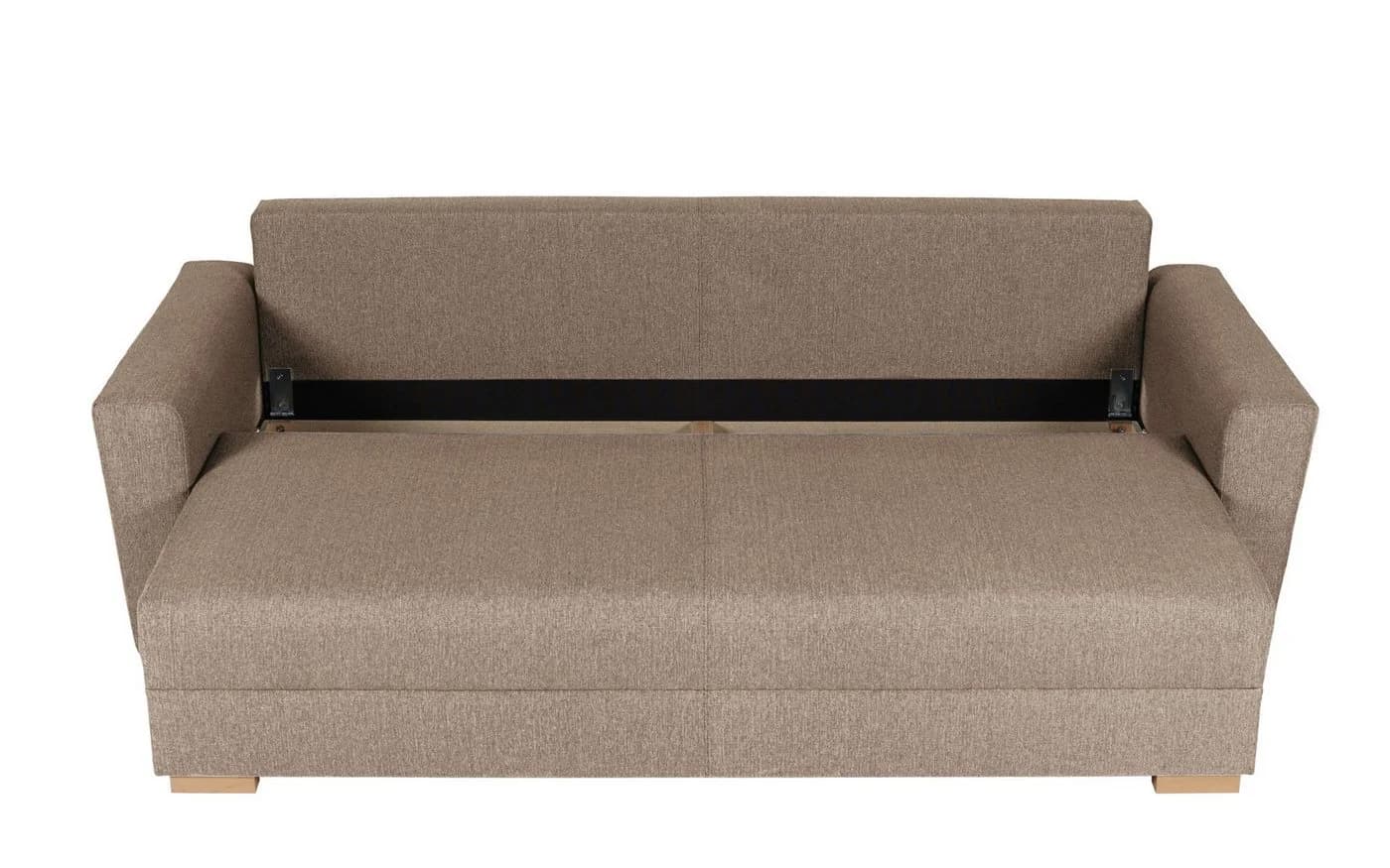 Home affaire Schlafsofa MAGHERA 3-Sitzer Beige mit Bettkasten - Bild 5
