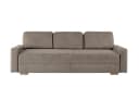 HOME AFFAIRE Sheridian Schlafsofa 3-Sitzer Taupe mit Bettkasten Bild 1
