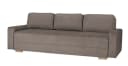 HOME AFFAIRE Sheridian Schlafsofa 3-Sitzer Taupe mit Bettkasten Bild 4
