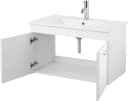 Welltime Waschtisch Florenz Weiß 2 Türen MDF Bild 5