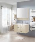 WELLTIME Waschtisch Florenz mit Waschbecken Cashmere Hochglanz Bild 1