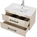 WELLTIME Waschtisch Florenz mit Waschbecken Cashmere Hochglanz Bild 4