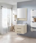 welltime Waschtisch Florenz Badschrank inkl. Waschbecken Kaschmir Bild 1