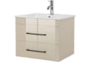 welltime Waschtisch Florenz Badschrank inkl. Waschbecken Kaschmir Bild 2