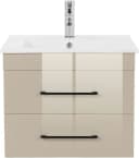 welltime Waschtisch Florenz Badschrank inkl. Waschbecken Kaschmir Bild 3