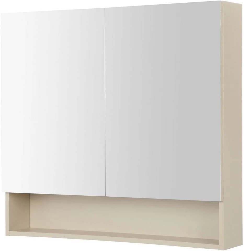 welltime Spiegelschrank Florenz 2 Türen Beige Landhausstil - Bild 2