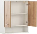 Hängeschrank WELLTIME Palermo Weiß 2 Türen Bild 3