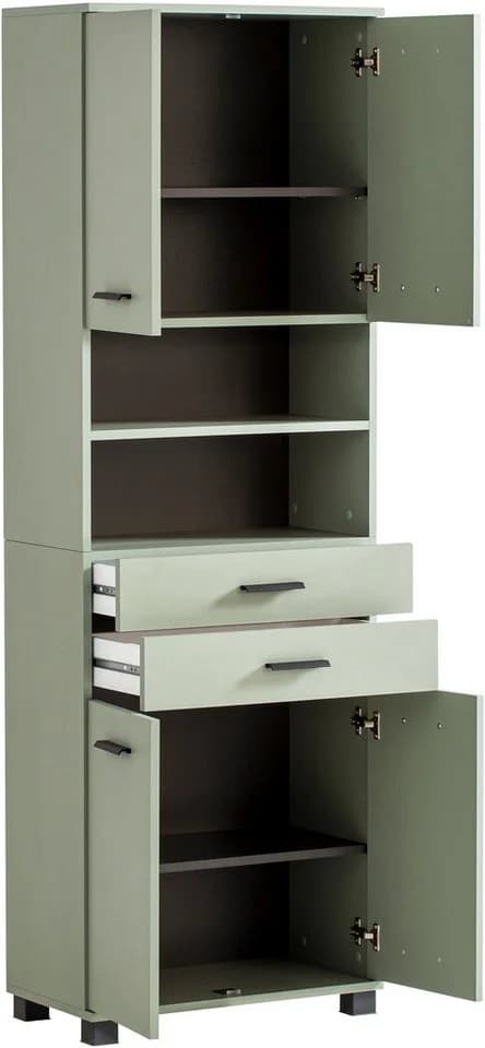 Welltime Hochschrank Palermo Pistazie Modern - Bild 3