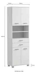 Welltime Hochschrank Palermo Pistazie Modern Bild 4