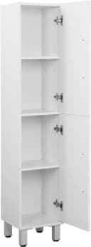 Welltime Hochschrank Florenz Weiß 2 Türen Bild 2