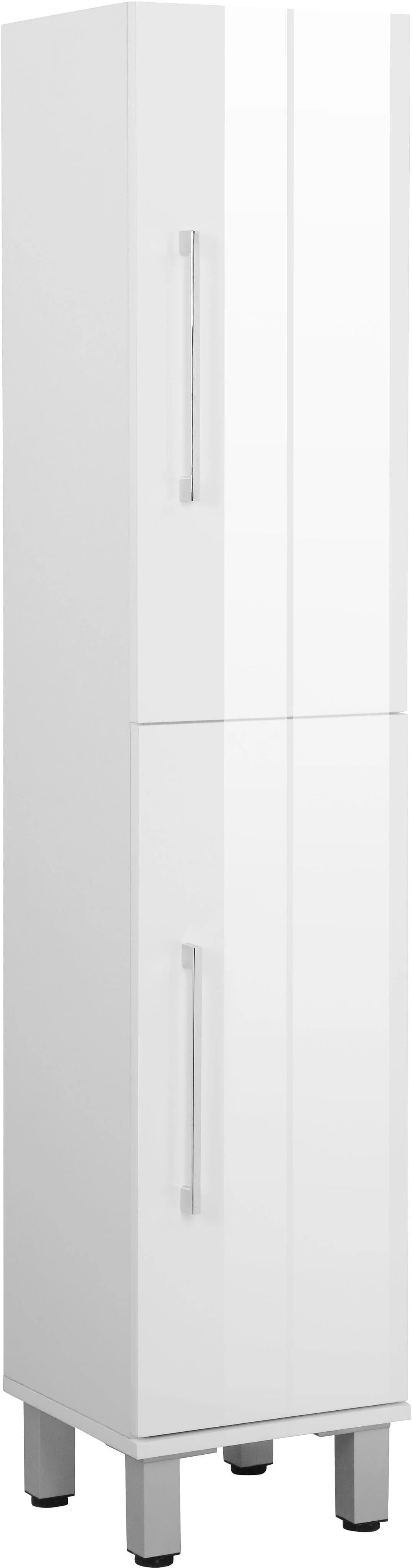 Welltime Hochschrank Florenz Weiß 2 Türen - Bild 3