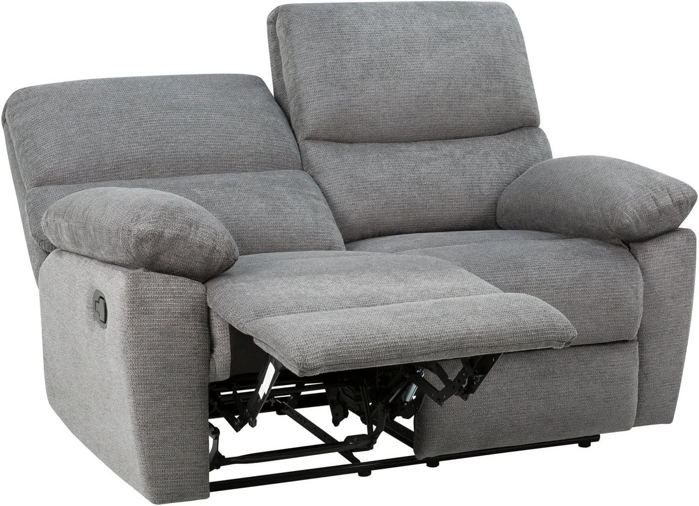 Home affaire LANNOY 2-Sitzer Relaxsofa Elektrisch Anthrazit