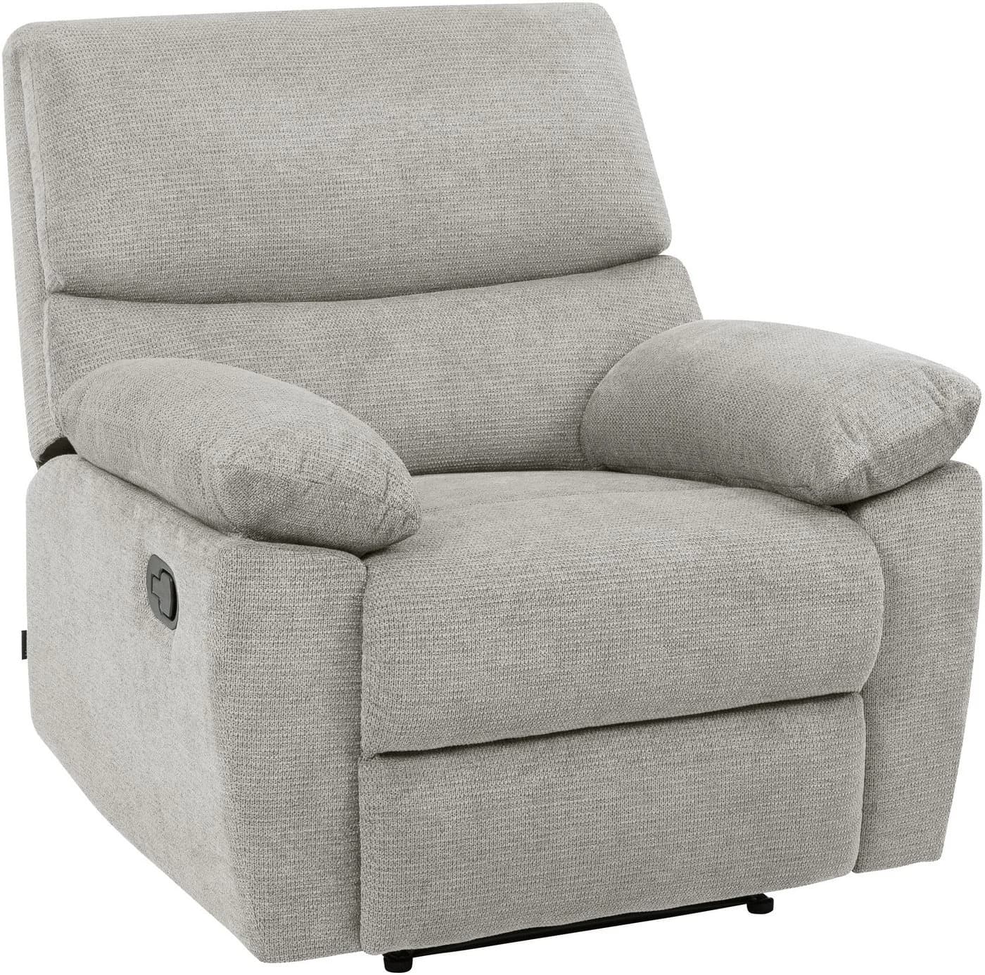 HOME AFFAIRE Relaxsessel LANNOY Hellgrau mit Relaxfunktion und USB - Bild 4
