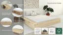 OTTO HOME Erno Massivholzbett mit Stauraum und Lattenrost Bild 3