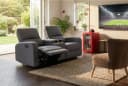 HOME AFFAIRE TOURNAY 2-Sitzer Sofa Dunkelgrau Relaxfunktion Bild 2