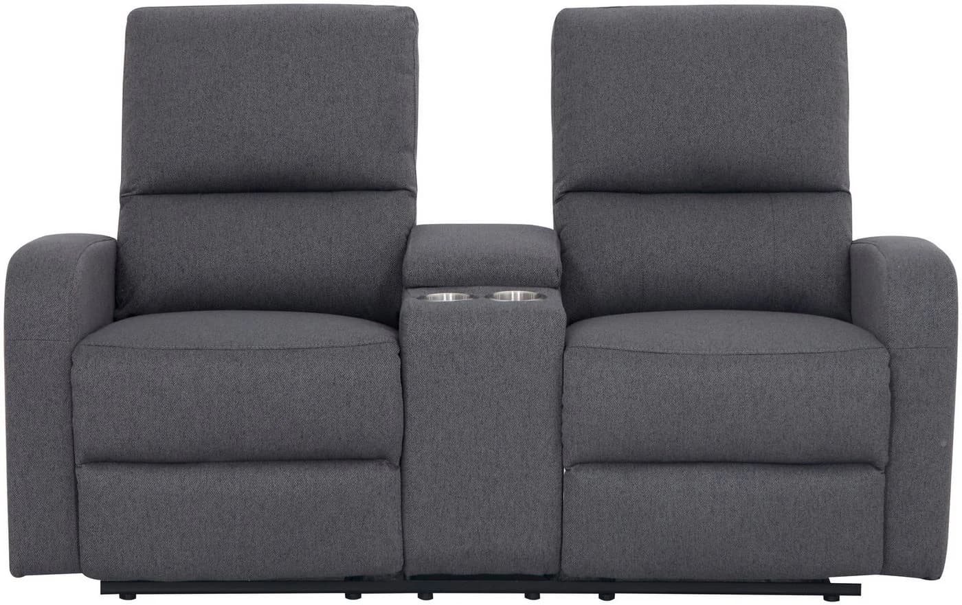 HOME AFFAIRE TOURNAY 2-Sitzer Sofa Dunkelgrau Relaxfunktion - Bild 4