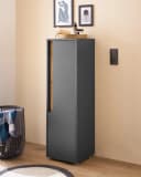 HOME AFFAIRE Midischrank CITY/GIRON Anthrazit mit Griffmulde Bild 1