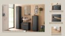 HOME AFFAIRE Midischrank CITY/GIRON Anthrazit mit Griffmulde Bild 4