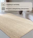 OTTO HOME Avot Juteteppich Beige Naturweiß Skandi Boho Bild 1