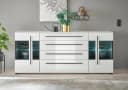 Home affaire Sideboard Cantara Weiß Hochglanz Modern Bild 1