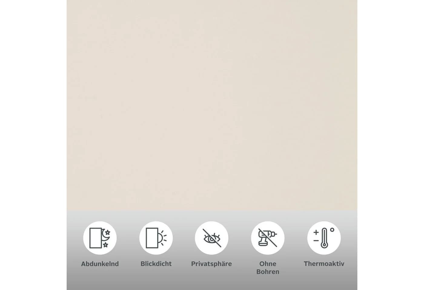OTTO HOME Seitenzugrollo Themse Beige Klemmfix Verdunkelung - Bild 3