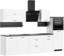 KOCHSTATION Küchenzeile Betty 300 cm mit Bauknecht E-Geräten Weiß/Grau Bild 4