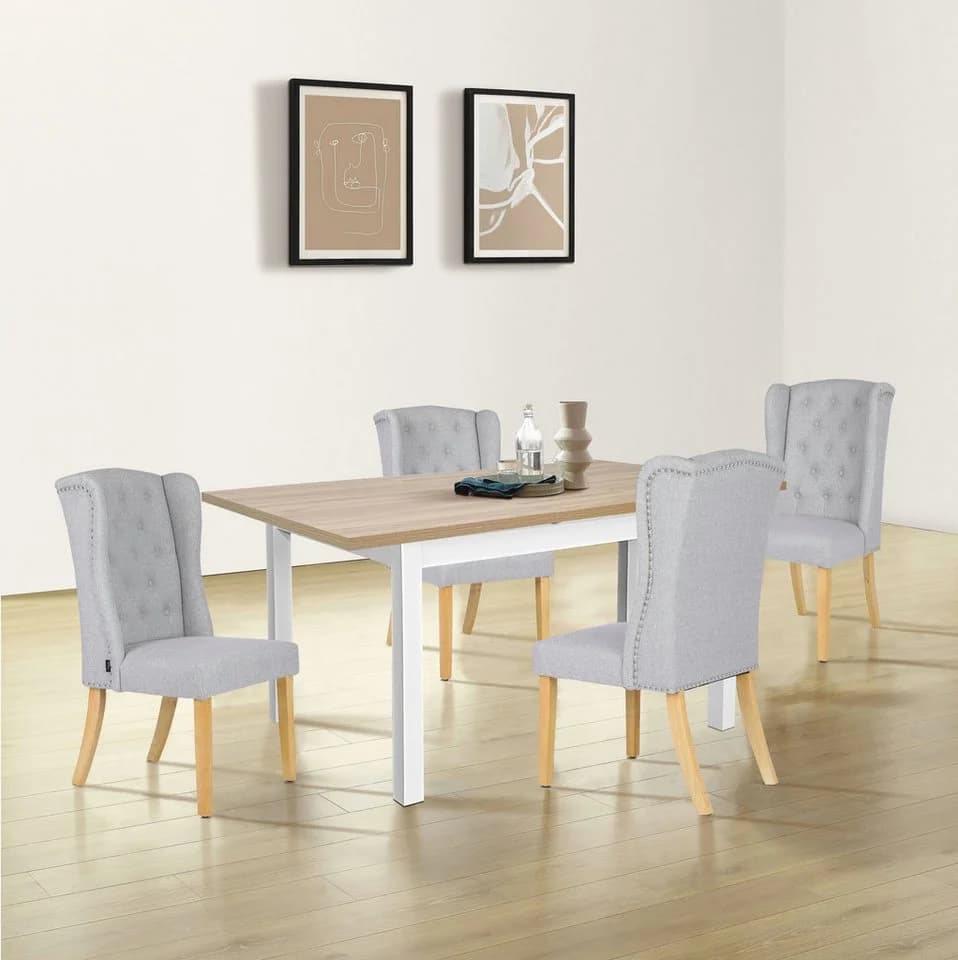 Esstisch OTTO HOME Ismund Weiß/Natur Ausziehbar - Bild 2