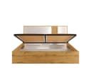 Home Affaire Bett Fabella mit Stauraum und LED-Beleuchtung Weiß/Natur Bild 5