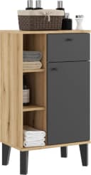 INOSIGN Midischrank Oslo Badschrank mit Knopfgriff Skandinavisches Design Bild 5