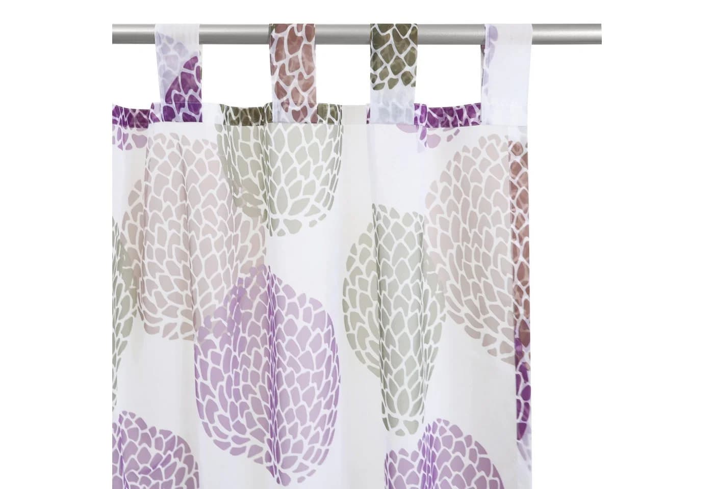 Gardine Belem Voile Polyester Kreise - Bild 4