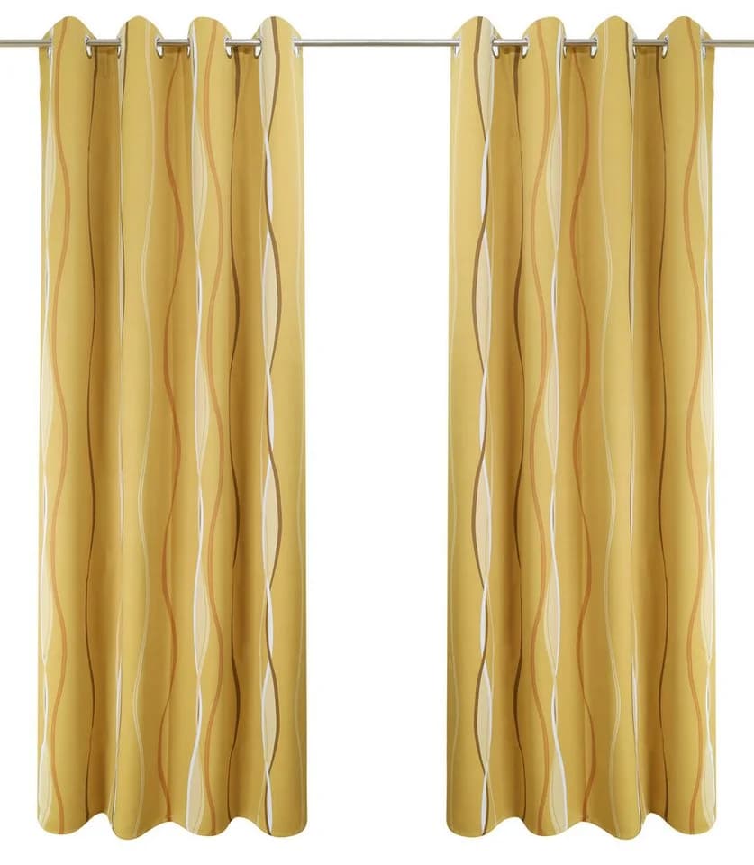 OTTO HOME Vorhang Dimona Blackout Safran Polyester Verdunkelnd