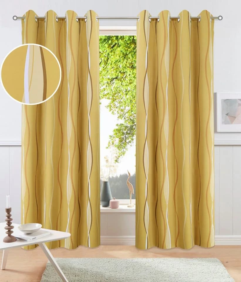 OTTO HOME Vorhang Dimona Blackout Safran Polyester Verdunkelnd - Bild 2
