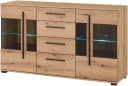 Home affaire Sideboard Cantara Modern Eiche Evoke Schwarz Bild 4