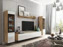 HOME AFFAIRE VERA II Wohnwand Set Weiß Hochglanz mit LED Bild 5